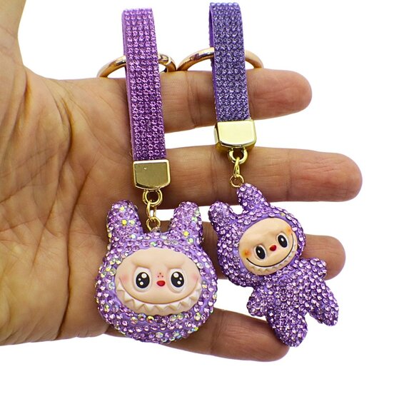 Monster Keychain Bag Clip Handmade - Picture 3 of 5